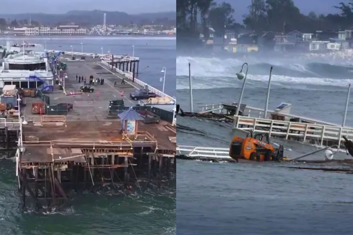 Santa Cruz Wharf Collapsed