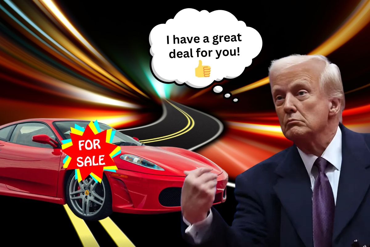 Trump's old Ferrari F430