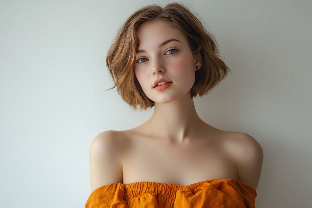 Tucked Bob Hairstyle